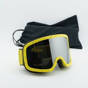 Celine CL40196U 40C Shield Sunglasses/Ski Mask - Yellow/Grey Mirror